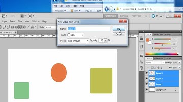 Photoshop Layers tutorial 2: Create Layer group [onlinecomputerteacher.net Photoshop online courses]