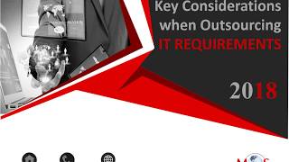 Outsourcing IT Requirements - Key Considerations [2018]