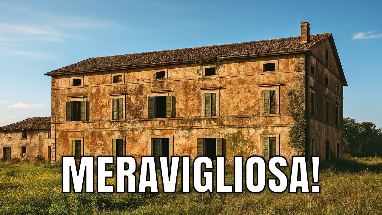 TROVIAMO UNA MAESTOSA CASA PADRONALE NEL BORGO ABBANDONATO!