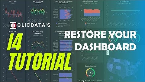 Restore your Dashboards in Clicdata i4 - Feature Teaser