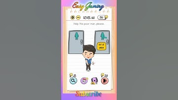 Brain Test: Tricky Puzzles level 60 #braintest #easygaming #trending #shorts #gaming #foryou