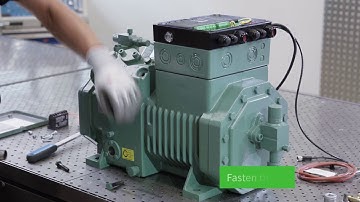 How to mount the BITZER IQ MODULE on reciprocating compressors