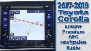 2017-2019 Toyota Corolla Factory Entune GPS Navigation Radio Upgrade - Easy Plug & Play Install!