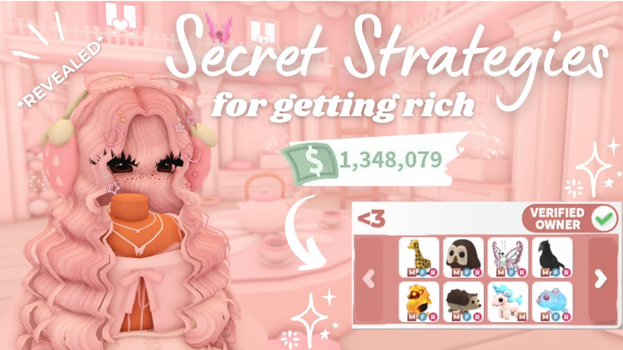 ⋆.♡˚ I asked rich players how they got rich! *VERY useful info* | Adopt me |⋆˚♡˚⋆