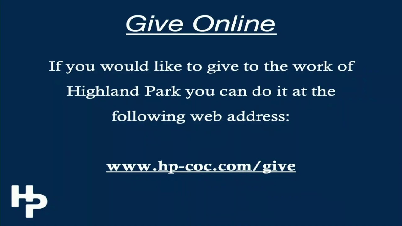Highland Park Church of Christ Live Stream