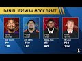 2024 NFL Mock Draft With Trades: CHAOS Round 1 Projections From NFL Network’s Daniel Jeremiah
