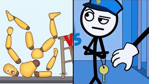 Ragdoll  Break VS Thief Puzzle (Through the Wall )-Satisfying ASMR gameplay Battle On Android & ios