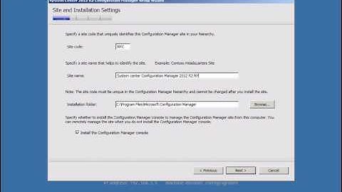 Install SCCM 2012 R2 Central Administration Site Step by Step