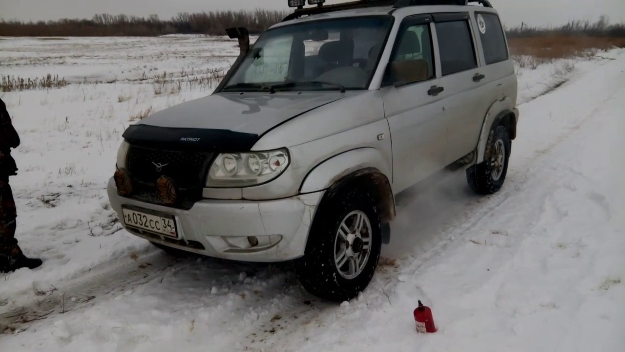 Уаз патриот загорелся абс