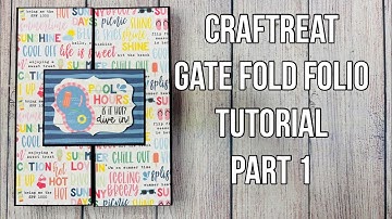 Gate Fold Folio from @Craftreat2 Tutorial Part 1