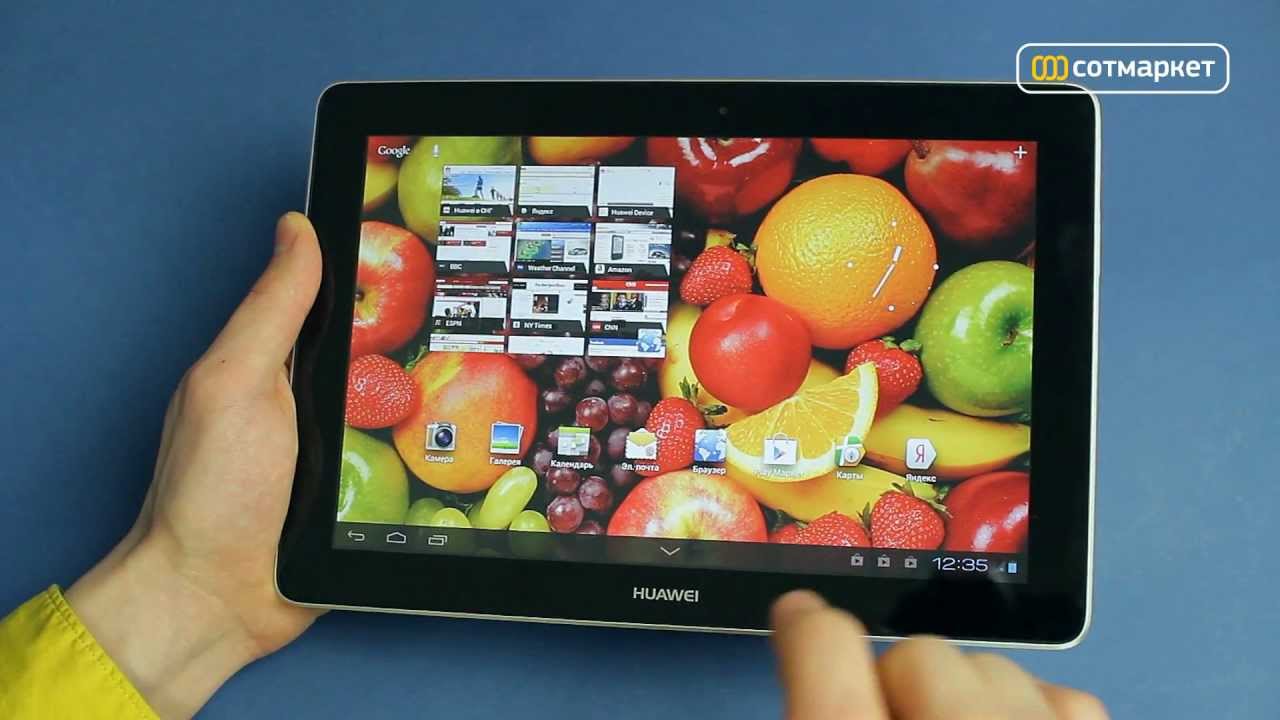 Видео обзор Huawei MediaPad 10 FHD от Сотмаркета