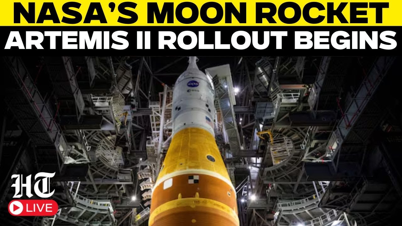 NASA Begins Rollout of SLS Rocket for Artemis II Mission | NASA Lunar ...