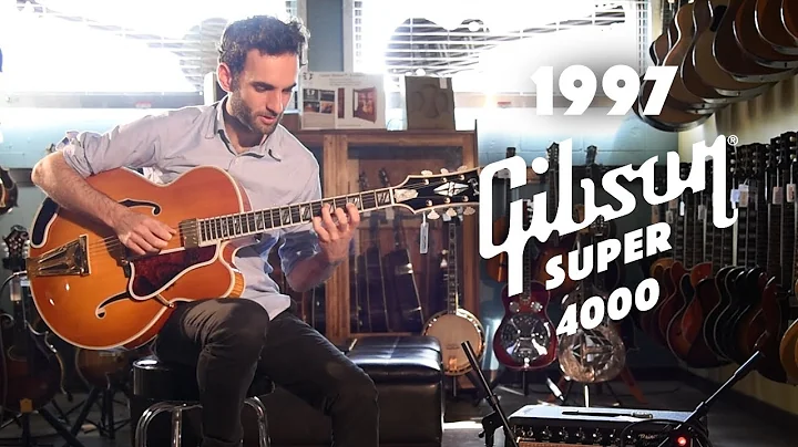 1997 Gibson Super 4000 played by Julian Lage