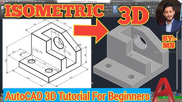 Autocad 3D Drawing || Autocad 3D Tutorial For Beginners || 3D Drawing