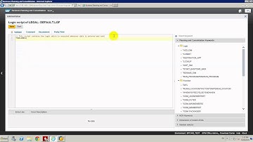 BPC10.1 Consolidation - 4. Creating Consolidation Balancing Script Logic