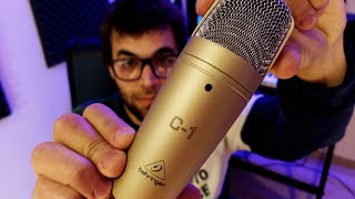 Microfono Condensador Behringer C1 Unboxing - Review - Test (Economico)