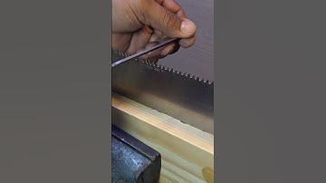 HAND SAW SHARPENING TIPS #shorts #woodworking