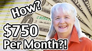 How Did She Live On $750 Per Month?