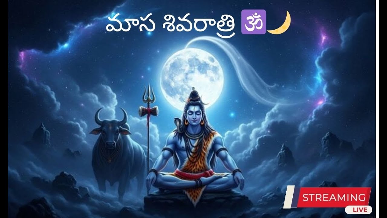 🕉️ Masa Shivaratri Live | Divine Shiva Pooja, Abhishekam 🔱| Sacred Night of Lord Shiva ,Vaidika Seva