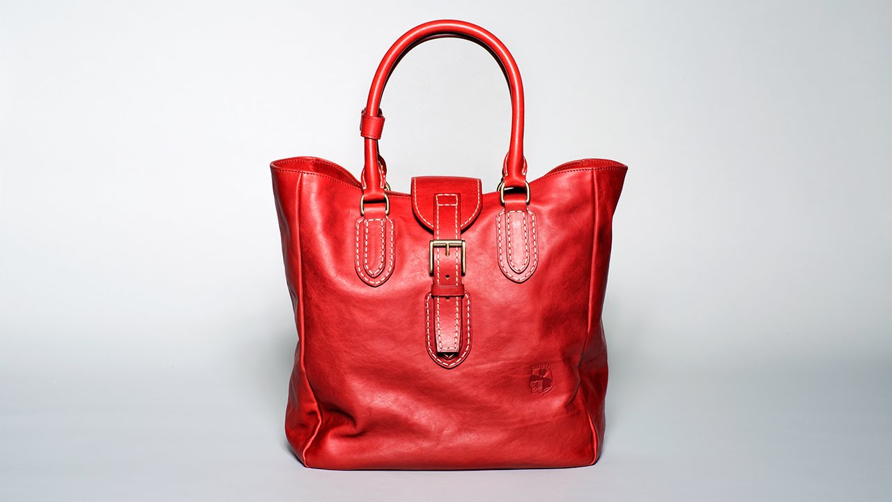 ガレッティ Galletti トートバッグ 139 レッド RED イタリア製 - YouTube