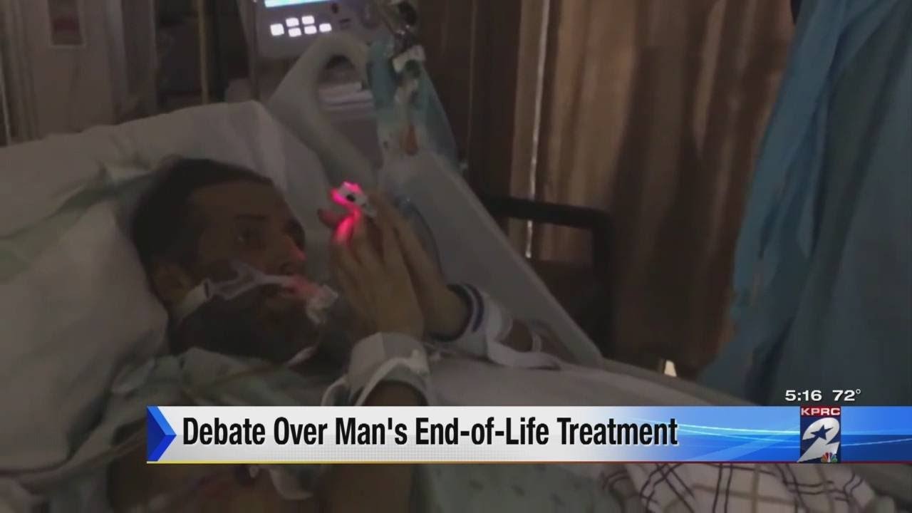 Debate over man's end-of-life treatment