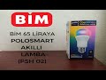 BİM 65 Liraya Akıllı Lamba Aldım Genel Özellikleri Ve Uygulaması (Polosmart PSH02)