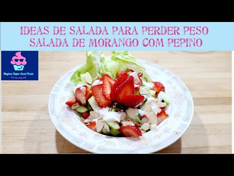 Vídeo: Salada De Pepino Com Morangos E Pinhões