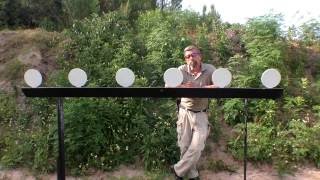 Massad Ayoob - ActionTarget Plate Rack Massad Ayood demonstrates how to train with the Action Target plate rack - http://goo.gl/0mdGOL.