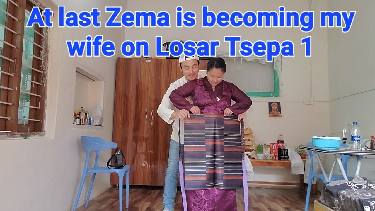 At last, Zema is becoming my wife on Losar Tsepa 1#tibetanvlogger 
