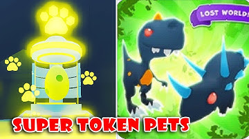 New Nice Big Update! LOST World + 3 DINOSAURS Eggs + Super Token Pets in Tapping Simulator! [Roblox]