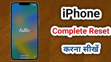 iPhone Reset Kaise Kare | How to Reset iPhone in Hindi | How to factory Reset iphone 14/13/12/11/15