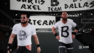 WWE 2K18 : THE B-TEAM ENTRANCE, FINISHER, SIGNATURE & VICTORY MOTION (WWE 2K19 NOTION)
