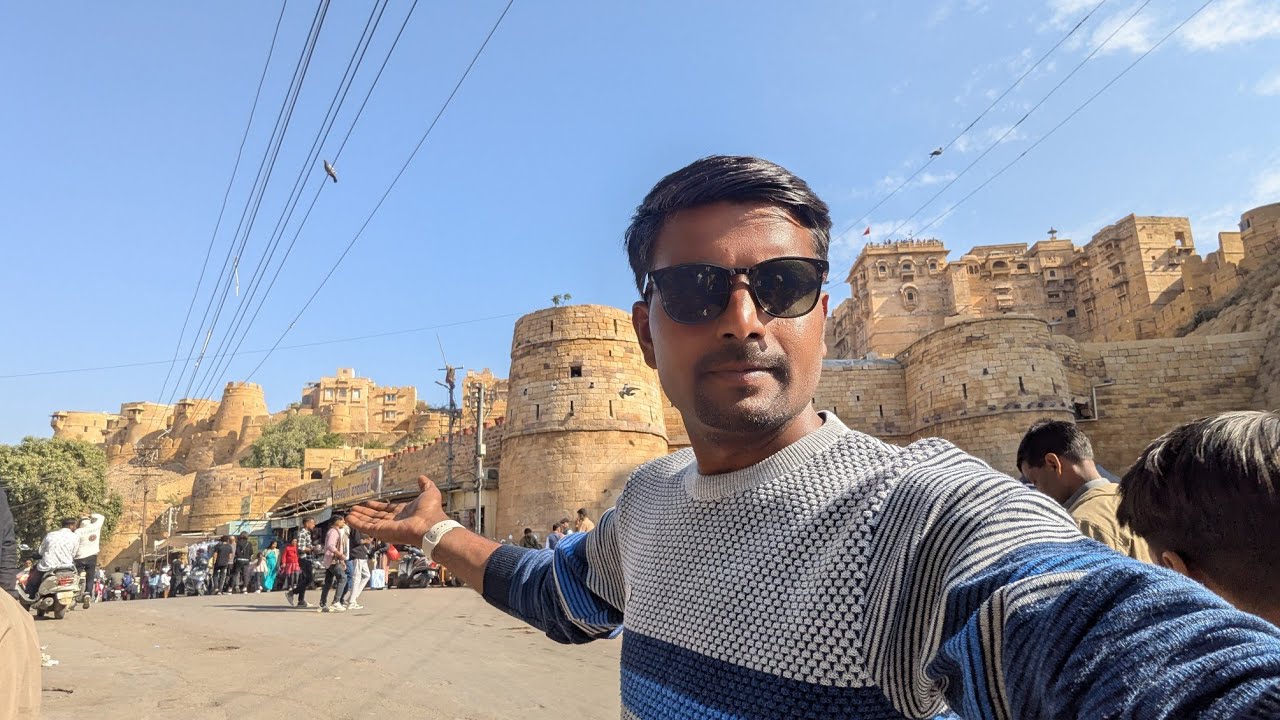 Golden City Jaisalmer Top View from Sonar Fort 