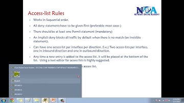CCNA Routing & Switchig:ACL Rules