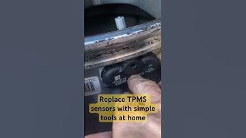 Replace the TPMS sensors at home with simple tools