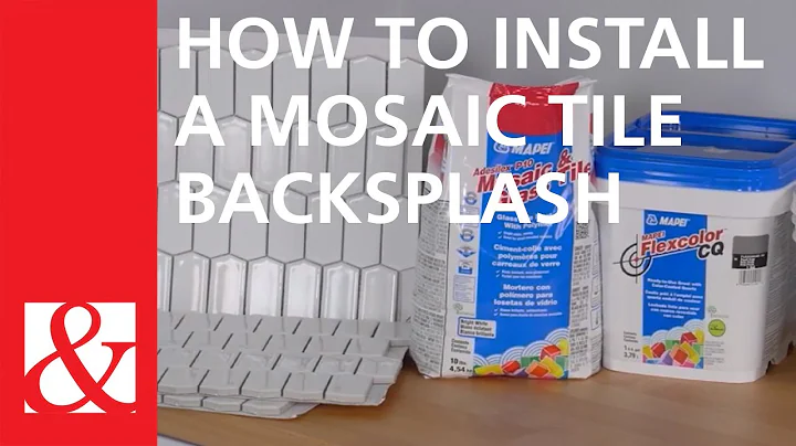 Quick & Easy Project: How To Install A Mosaic Tile Backsplash