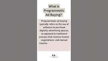 What is Programmatic ad buying? #digitaladvertising #digitalmarketing #learning #learn