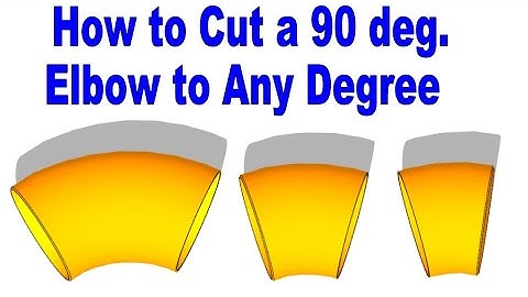 Cut an Elbow to any degree  pipe fit up piping tips and tricks