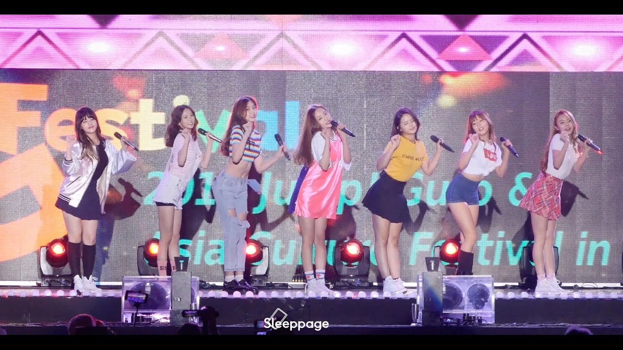 [4K/직캠/FANCAM] 161001 CLC 하나 둘 셋 ( 1, 2, 3 ) @ 아시아청소년음악제 By Sleeppage