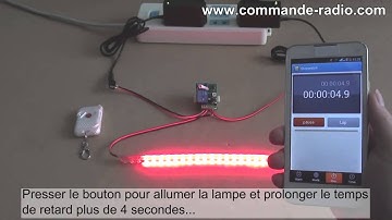 Contrôle à Distance CC Lampe Avec Kit Télécommande de Minuteur Radio
