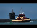 Not everyday you see a submarine. 