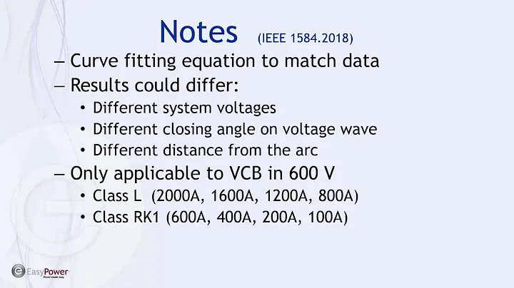 Current Limiting Fuses and EasyPower Arc Flash Calculations V2074