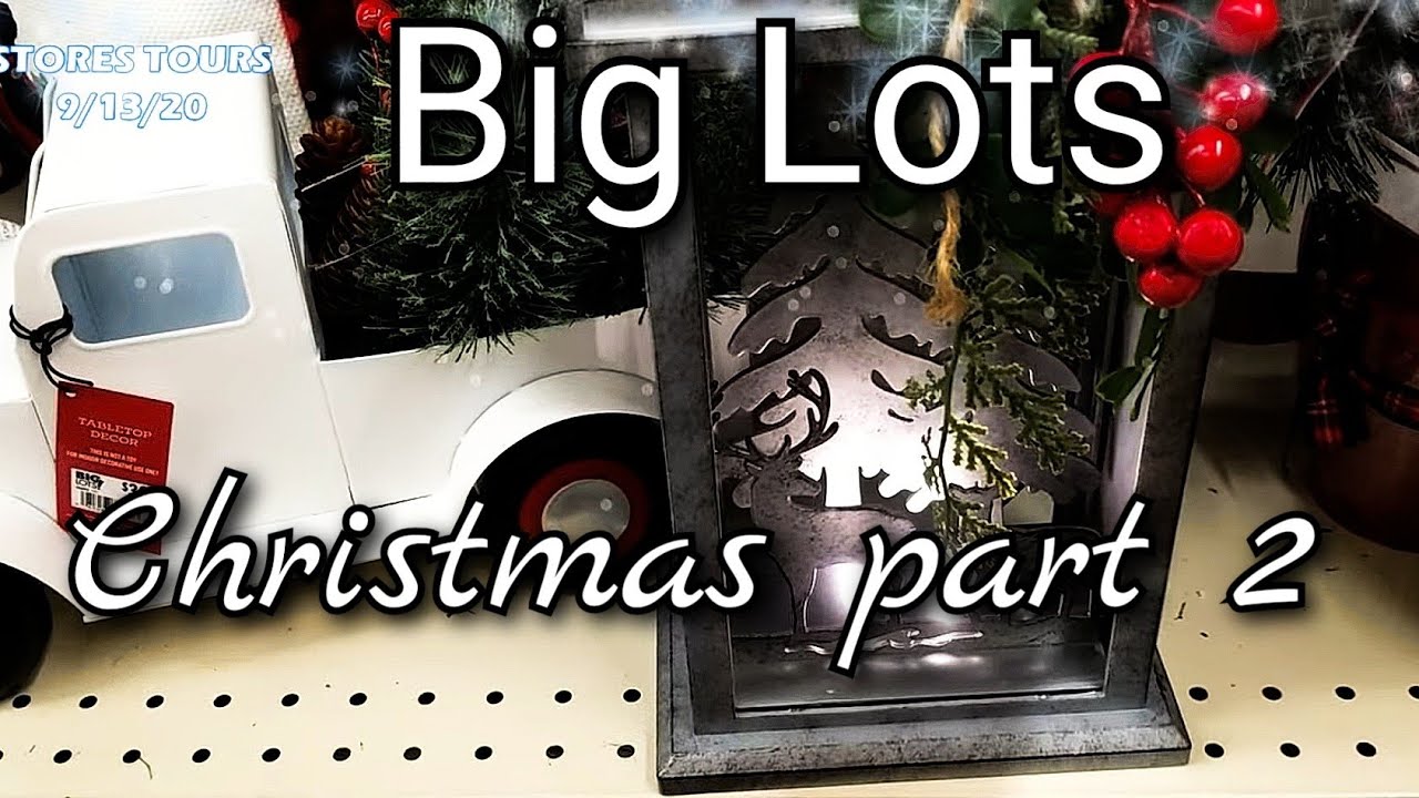 Christmas Decor 2020 🎄 Big Lots Christmas part 2 ☃️ CHRISTMASDECOR YouTube