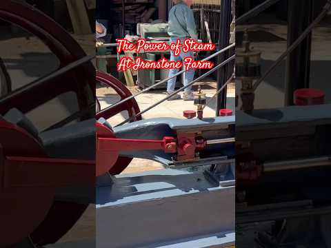 The Power of Steam at Ironstone Farm #antiquemachinery #steamengines #farmmachinery #whistles