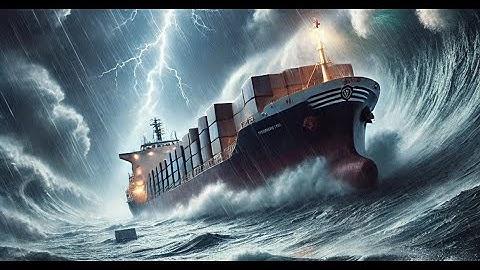 Ships in Scary Ocean | TERRIFYING MONSTER WAVES, Hurricanes & Thunderstorms at Sea | Big Ship