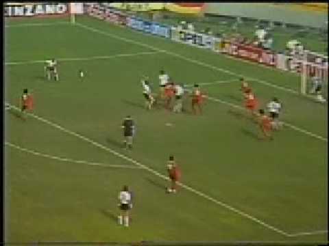 Karl-Heinz Rummenigge explodes with a fine bicycle kick in this 1986 World Cup game vs Morocco.