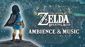 🌧️ Rainy Tarrey Town 🌧️ Zelda Ambience & Optional Music