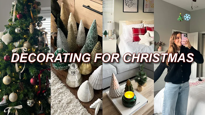 DECORATING FOR CHRISTMAS 🎄 shopping, putting up the tree, getting in the holiday spirit! 2023