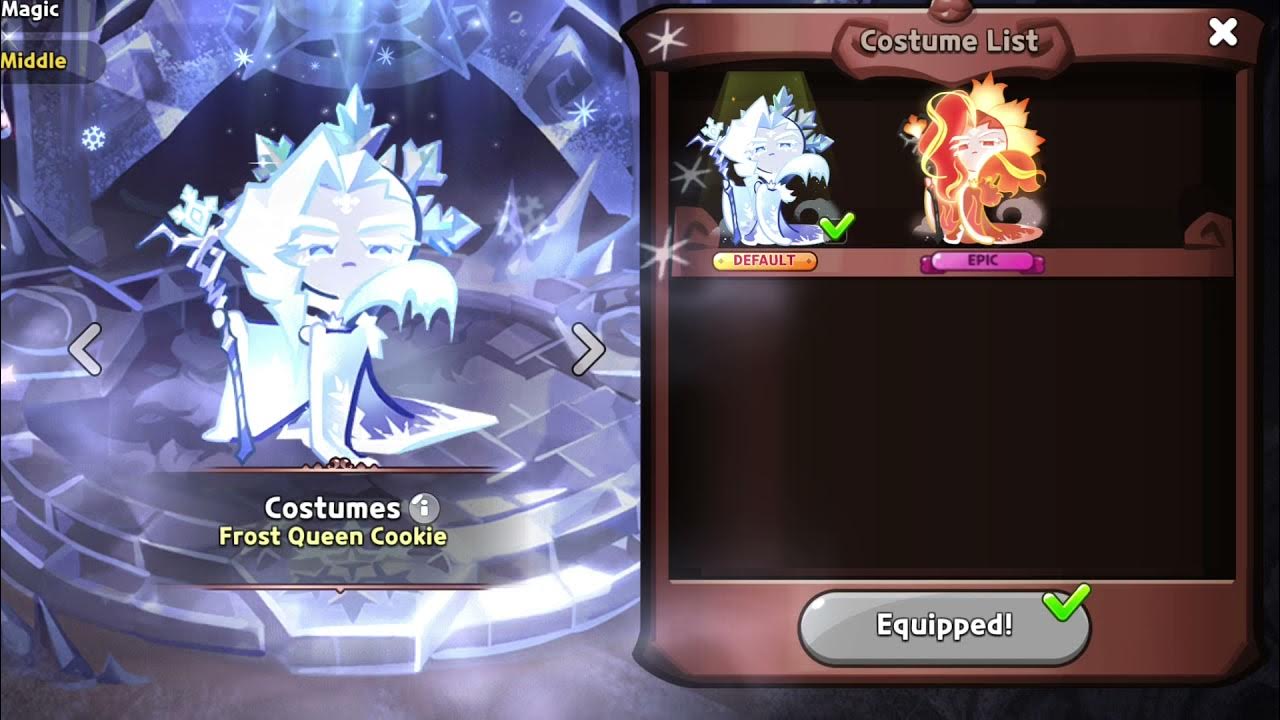 Giving cookies some costumes in cookie run kingdom pt. 11 (Frost Queen