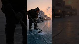 Караваны Жизни: Дальнобойщики, Что Шли По Льду! #shorts #история